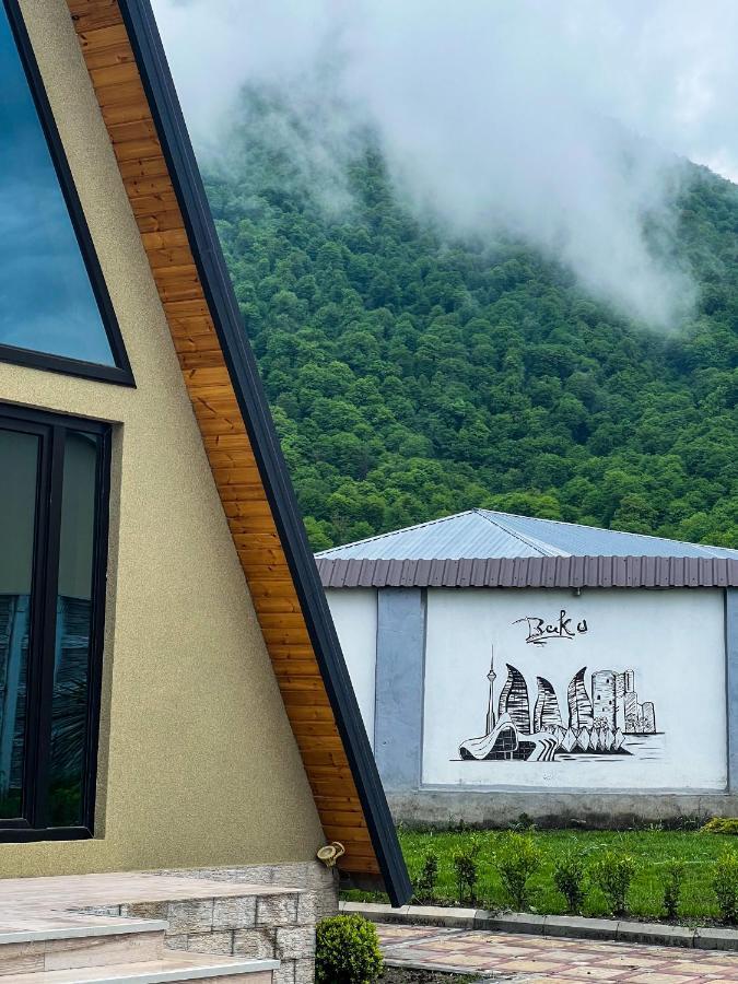 فيلا غابالافي Qafqaz Family Chalet المظهر الخارجي الصورة
